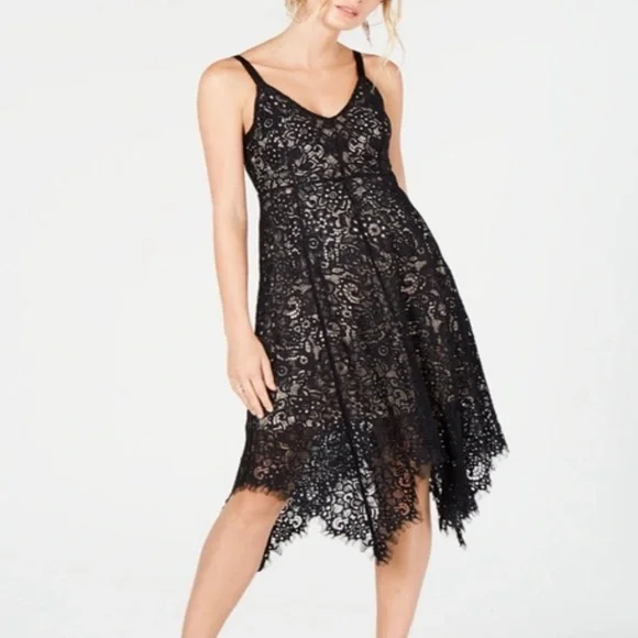 lace top silk bottom dress ISADORA SILK DRESS WITH LACE main image 1